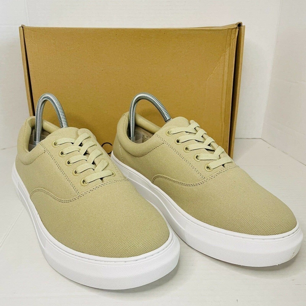 206 Collective Men's Mark Chino Lace Up Tan Color Sneakers Size 9 - Picture 3 of 8